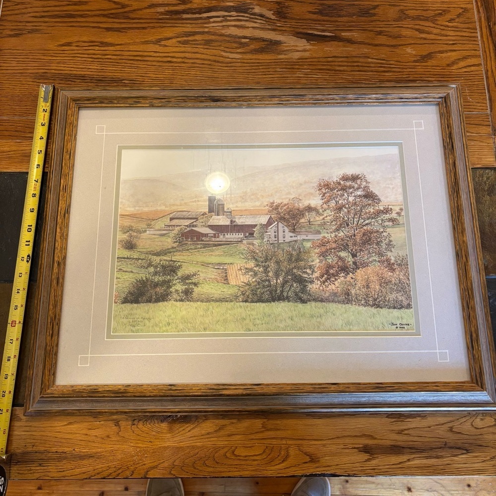Jon Crane “A Season of Plenty” Numbered Water Color Print